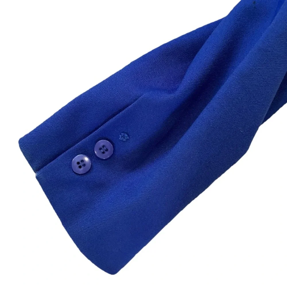 Vintage Christian Dior Le Suit Blazer Royal Blue Women's size 8